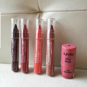 Nyx Hydrating Lippies and Stick Blush